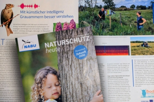 Titelseite der NABU-Zeitschrift mit dem Beitrag über ecoPi-Projekte